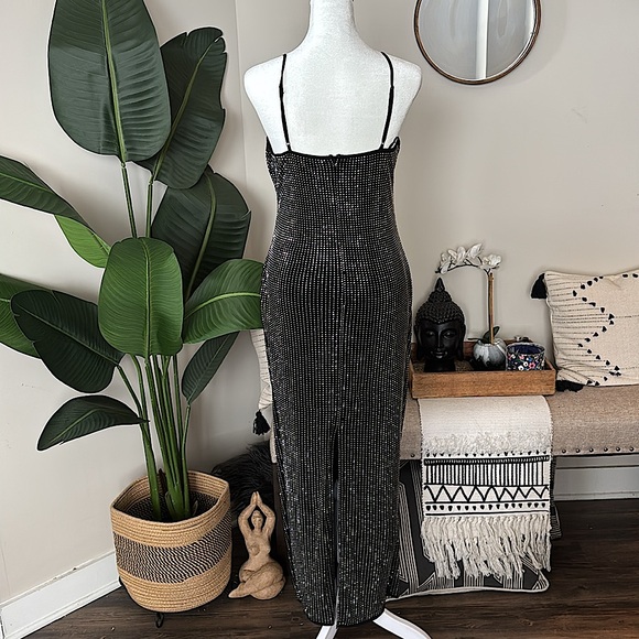 NWT❣️❣️GORGEOUS Black Sequin Embellished Dress Sz XL 👗🪩💎 - Picture 3 of 14